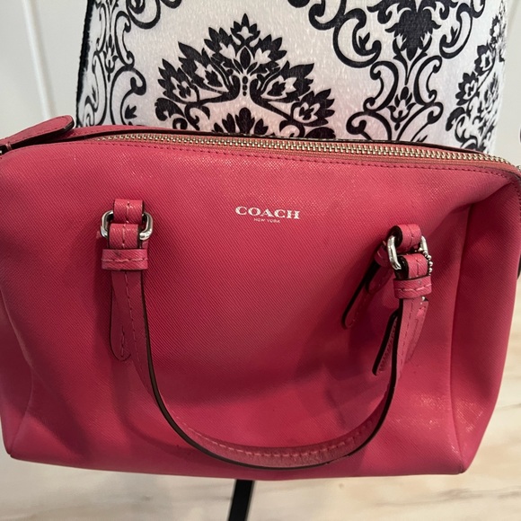 Coach Fuchsia Satchel Bag - Picture 1 of 7